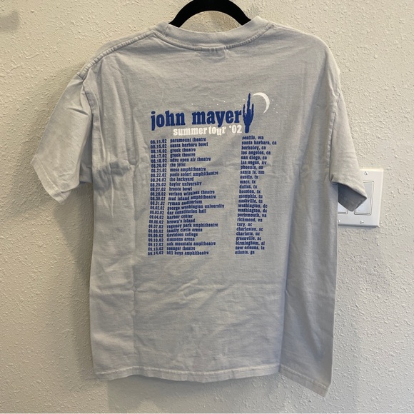 Vintage John Mayer concert date t-shirt - Picture 3 of 5